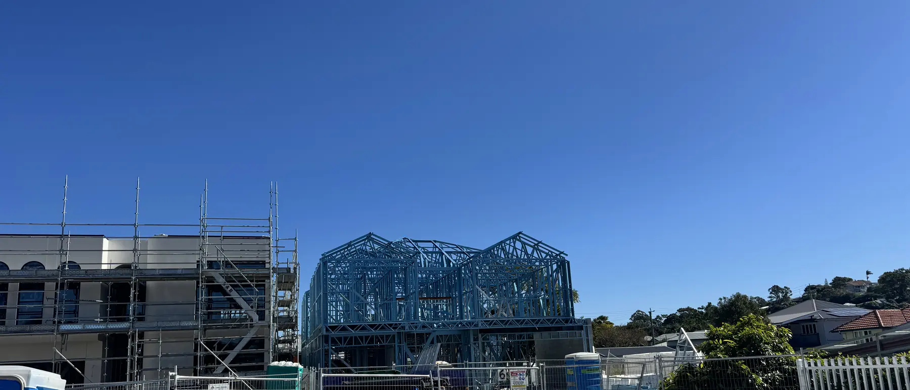 Residential construction site in South East Queensland