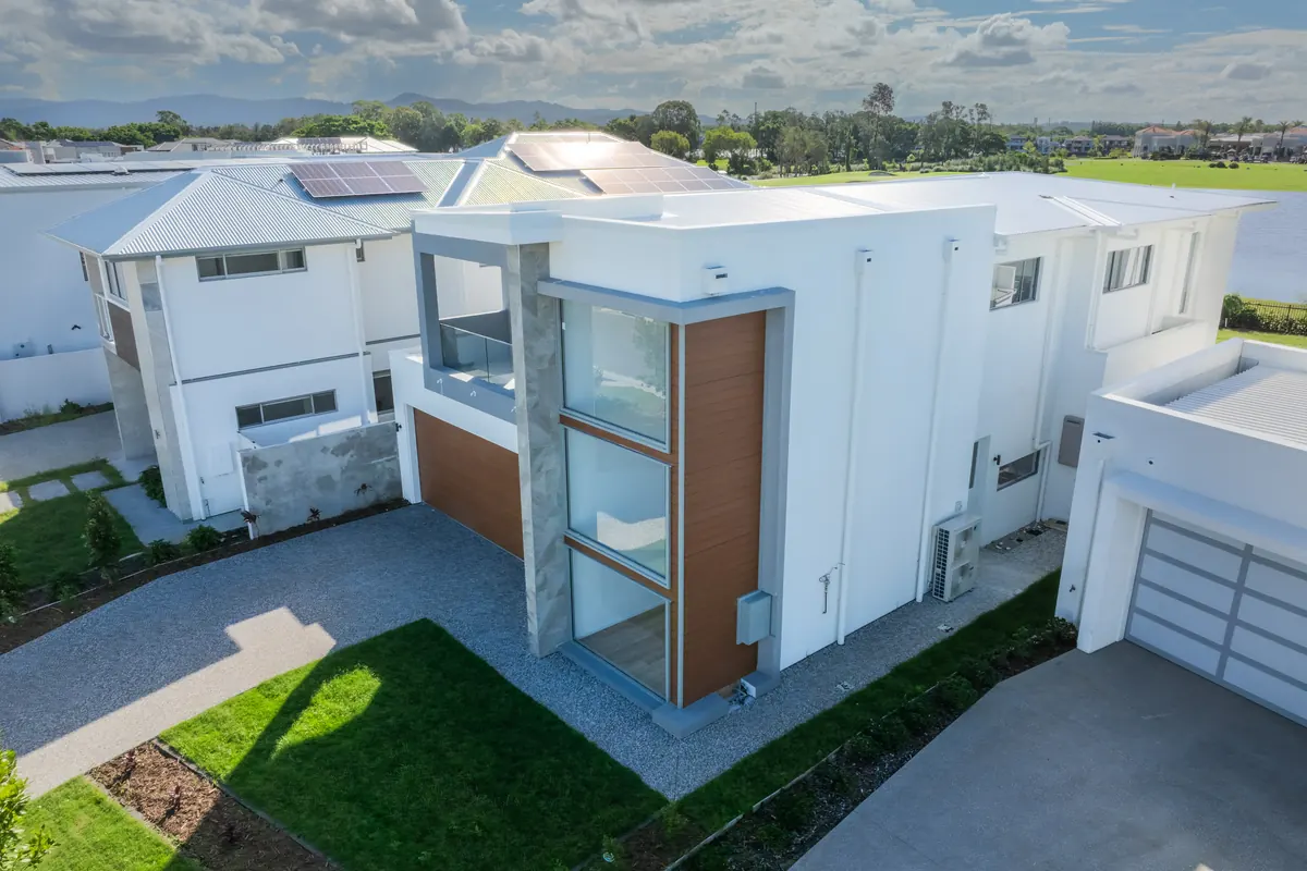 Completed new home ready for handover on the Gold Coast