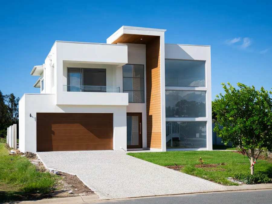 Completed two-storey new home on the Gold Coast